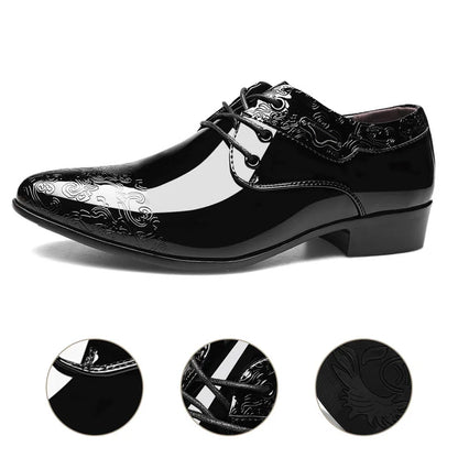 Bennet Bloom™ Men's Midnight Engrave Oxfords